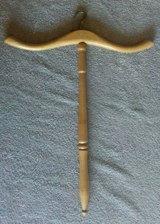Vintage Rotating Judge Wig Gown Hanger Court Barrister Cloak Clothes Hook Stand