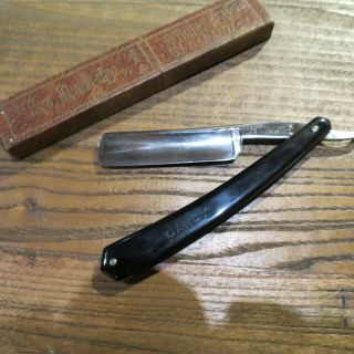 Old 6/8 French Straight Razor 69 Thiers - Issard " Le Dandy " N°41 Boxed