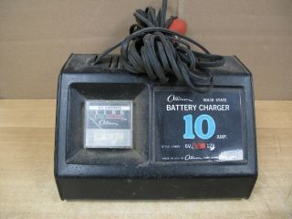 Vintage Allison Solid State 10 Amp Battery Charger Style 9889 Made In Usa