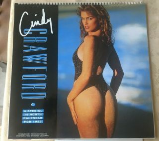 Vintage 1992 And 1993 Cindy Crawford Swimsuit Calendars