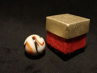 Vintage Peltier Nlr Shooter Rebel Marble In A Handmade Gift/pesentation Box