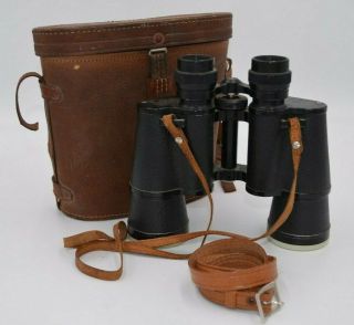 Vintage Vega Binoculars 19822 7x50 Field 7.  1 Coated Optics Case Strap