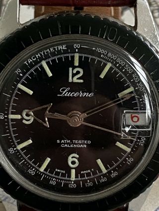 Really Lovely Lucerne Vintage Divers Diving Watch 2
