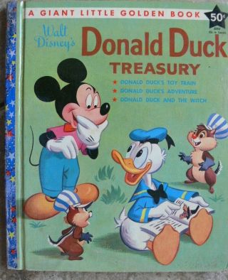 Vintage Giant Little Golden Book Walt Disney 