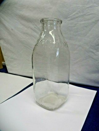 Vintage Quart Milk Bottle Biltmore Dairy Milk Bottle Asheville North Carolina