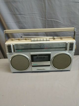 Vintage Panasonic,  Am/fm Stereo & Cassette Player/recorder.  Boombox Rx - 4955