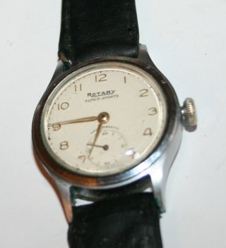 Rotary Sports Wrist Watch Aquatite Swiss Mechanical Vintage C