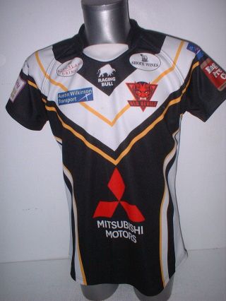 Salford City Reds Raging Bull Xl Rugby League Shirt Jersey Top Vintage Away