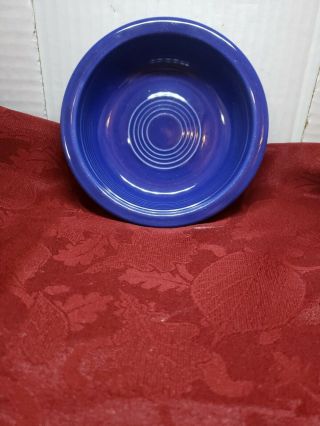 Vintage Antique Rare Fiesta Desert Bowl Cobalt Blue 51/2 In Homer Laughlin