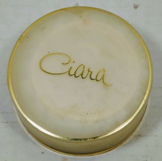 Vintage Ciara Velvet Dusting Powder Perfumed.  75 Oz Art Nouveau Charles Revson