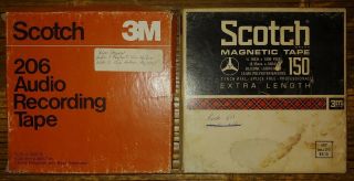 9 vtg Reel to Reel Audio Tapes 1960 ' s Home Recordings The Beatles 3M 2