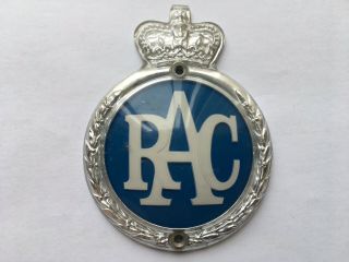 C1960s Vintage Royal Automobile Club Radiator Grille Car Badge