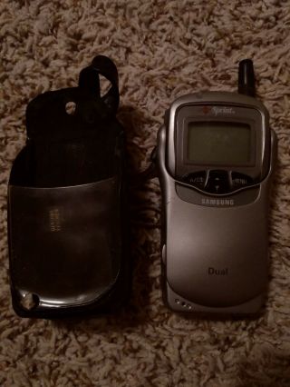 Samsung Sch 3500 - Silver Vintage Cell Phone