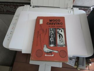 Wood Carving Book By Freda Skinner Vintage 1967