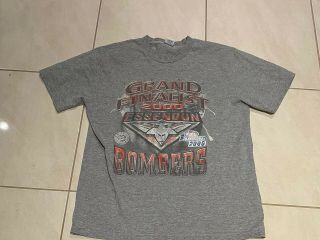 Essendon Fc 2000 Premiers T - Shirt Large Grand Finalist (full Squad) Vintage