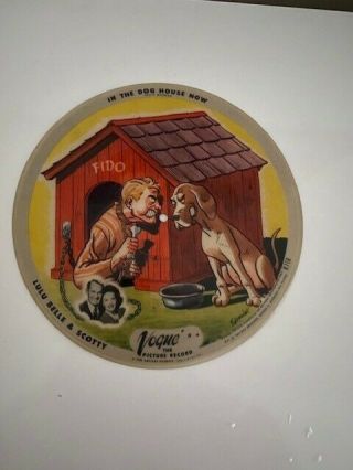 Vintage Vogue Picture Record In The Dog House Now/some Sunday Morning 78rpm 1946