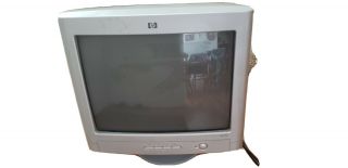 Vintage Hp 17 " Color Display Computer Monitor V75c Euc Gaming Crt