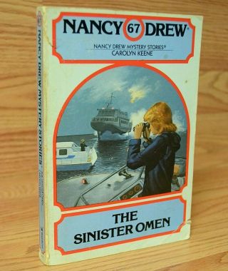 Vintage Nancy Drew 67 The Sinister Omen By Carolyn Keene (1982,  Paperback)