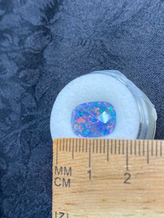 Lovely Faceted Opal Triplet In Gem Jar - 3.  95ct - Vintage Estate Find