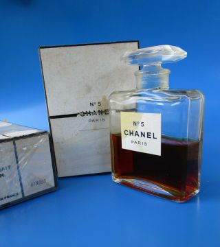 Vintage Pre - 1951 Chanel No.  5 Paris Pure Perfume Extrait P.  M.  201