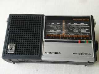 Vintage Grundig Hit Boy 310 3 Band Transistor Radio