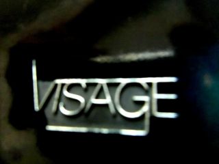 VISAGE STEVE STRANGE FIRST TOUR SHAPED METAL VINTAGE PIN BADGE BUTTON 2