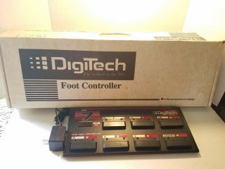 Digitech Mc - 7 Midi Controller Vintage Foot Pedal & Box