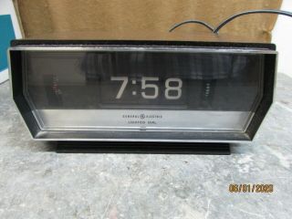 Vintage Ge General Electric Alarm Clock Lighted Dial Model 8140 - 3