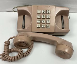 Vintage Gte Telephone Model 182 Starlite Button Phone Automatic Electric