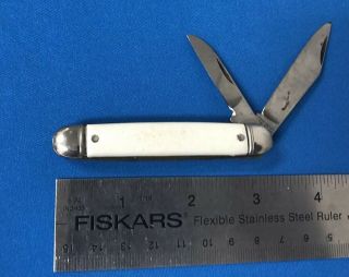 Vintage Usa Colonial Prov.  Ri Usa Made 2 Blade Pocket Knife /2k