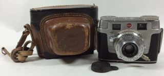 Vintage Kodak Signet 35 Camera Synchro 300 Shutter 44mm F/3.  5 With Case