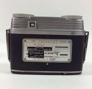 Vintage Kodak Signet 35 Camera Synchro 300 Shutter 44mm F/3.  5 With Case 3