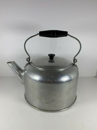 Vintage Wear - Ever Aluminum Tea Kettle Pot With Lid