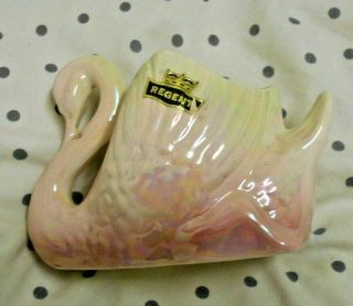 Vintage Australian Pottery Pates Regent 938 Swan Vase