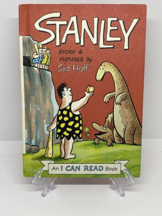 Stanley Caveman Dinosaur Syd Hoff An I Can Read Book 1962 Hb Vintage 1st Edition