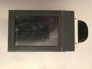 Vintage Folmer Graflex Graphic Film Pack Adapter 2 - 1/4 x 3 - 1/4 (6 x 9cm) w/ Film 2