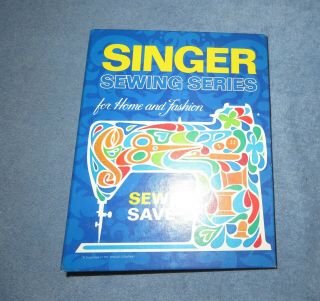 Vintage Singer Sewing Series For Home And Fashion Binder Book 1972 Blue