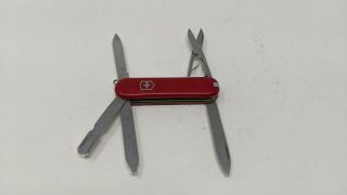 Vintage Victorinox Minichamp Swiss Army Pocket Knife Pre 1994 Scissors Nail File