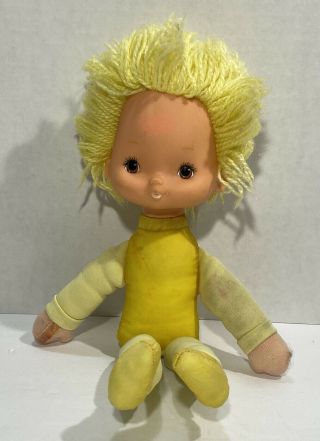 Vintage Rainbow Brite 10 " Doll Canary Yellow Incomplete