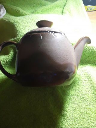 Vintage Frankoma Pottery Teapot & Lid 6t 6½ " Tall