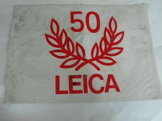 Rare Vintage Leica Leitz 50 Years Camera Photography Store Counter Mat Promo