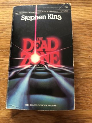 The Dead Zone By Stephen King 1980 Vintage Signet Paperback