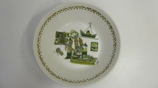 Vintage Figgio Turi Design Market Pottery Ceramic Bowl Norway