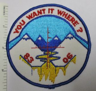 Us Air Force Pilot Training Program Class 83 - 06 Patch Vintage