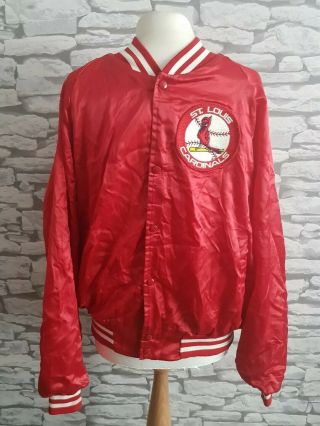 Vintage St.  Louis Cardinals Baseball Jacket Starter Size Xl