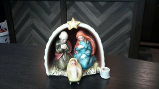 Vintage Sacrart Goebel Nativity Holy Family Christmas Tmk3 Full Bee Mark
