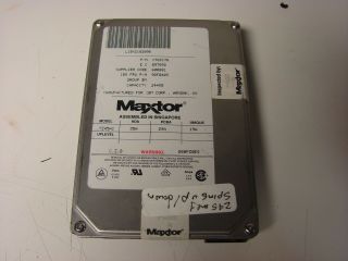 Vintage Maxtor 7245ai Ide Hard Disk Drive Non