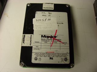 Vintage Maxtor 7080at Ide Hard Disk Drive Non