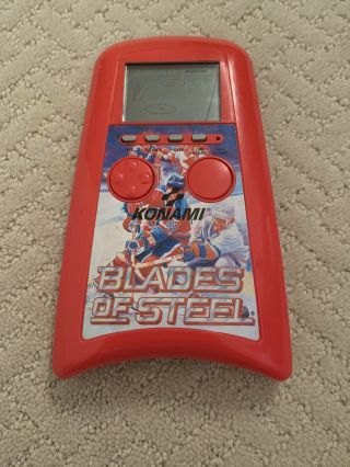 Konami Blades Of Steel Vintage Electronic Handheld Lcd Arcade Video Game