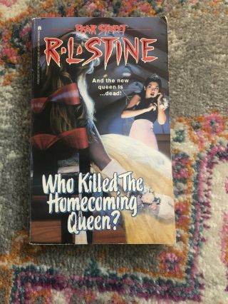 R.  L.  Stine Who Killed The Homecoming Queen? Vintage Paperback Book